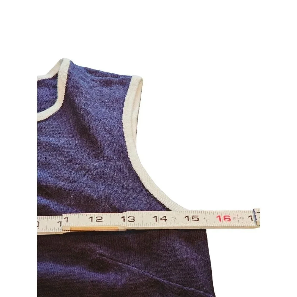 Tommy Hilfiger‎ Knit Nautical dress size Large blue sleeveless